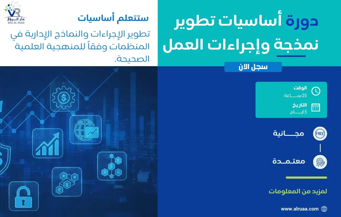 أساسيات تطوير نمذجة وإجراءات العمل